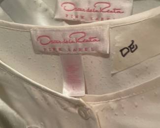 PINK LABEL ON THESE OSCAR DE LA RENTA NIGHTIES  
