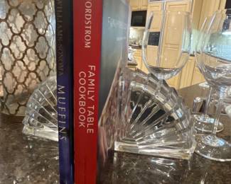 CRYSTAL BOOKENDS  -OF COURSE   