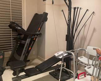 HOME GYM EQUIPMENT AND ELDER CARE ITEMS 