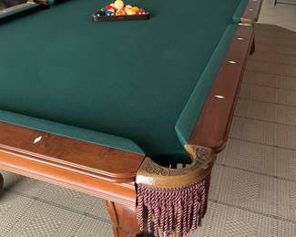 olhausen  pool table and accessories 