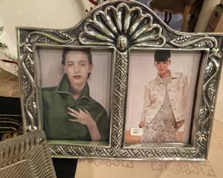 MANY PEWTER AND MORE BETTER FRAMES - NOT JUNKIN AT THIS ONE