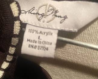 MANY MING WANG  SETS AND A FEW  JACKETS /SWEATERS ONLY  SIZE MED-LARGE 