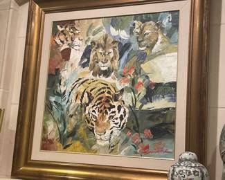 large signed original  fabulous statement piece 