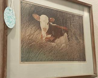 BECKENDORF SIGNED AND NUMBERED  FRAMED