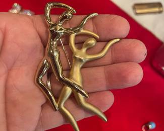 modern large brooch
