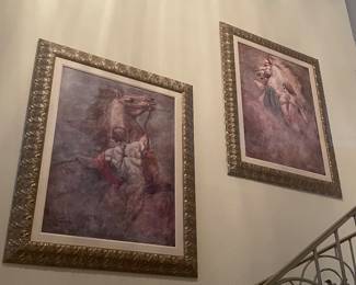 HUGE FRAMED ART -  HUGE    