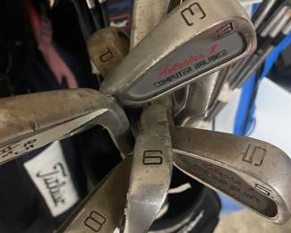 lefty  golf clubs-  
