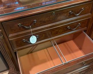 INSIDE LOOK AT HOOKER FILE CABINET 