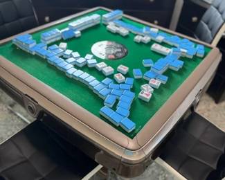 Electric Mahjong Table - Shuffles, Sorts   Must See !!