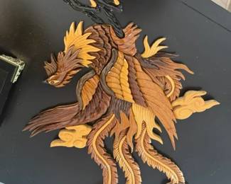 Asian Handmade wooden wall Art