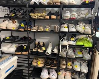 SHOES AND SHOE RACKS