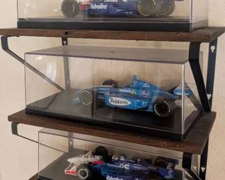 Beautifully Preserved Set of 1:18 Scale Open-wheel Diecast Model Cars