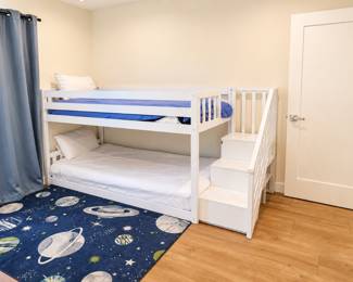 Bright SpaceThemed Bunk Bedroom