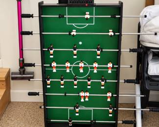 Organized Garage Foosball Corner