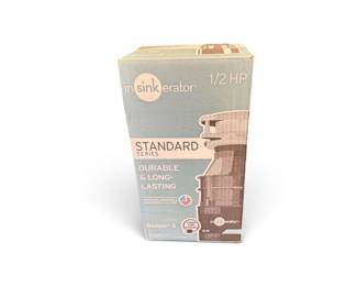 123 BrandNewInSinkEratorBadger512HPGarbageDisposalUnopenedBox