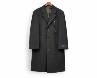 158 NEWChereskinMensCashmereBlendWoolCoatSize40S