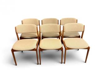 21 VintageBennyLindnDesignTeakDiningChairsThailand