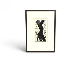 19 EricGillEve1926WoodEngravingfrom1929Editionof480Framed