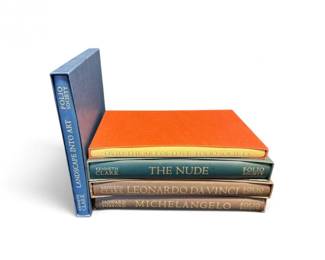 109 FolioSocietyArtBooksLeonardodaVinciMichelangeloMore