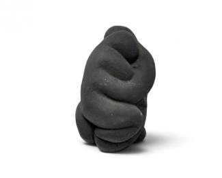 57 HeavyAbstractEmbracingCoupleFiguralSculpture