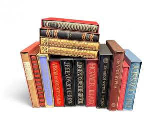 114 VintageBoxedClassicBooksTheIliadOdysseyDanteMore15pc