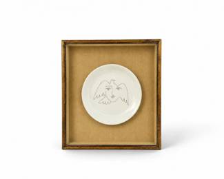 3 PabloPicassoFaceofPeaceFramedCeramicPlate