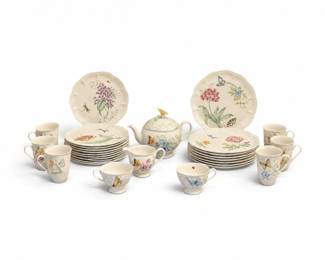 142 LenoxButterflyMeadowFloralButterflyDinnerware31Pc