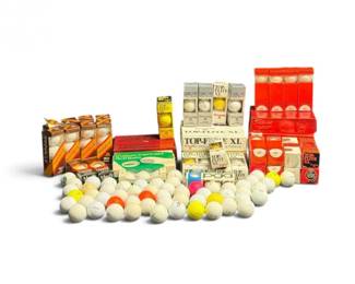 131 VintageSpaldingTitleistMaxfliLogoGolfBalls15DozenNIB