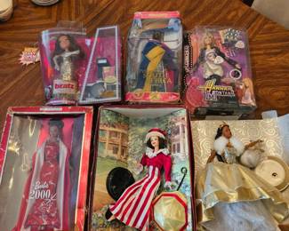 Collectible barbie dolls