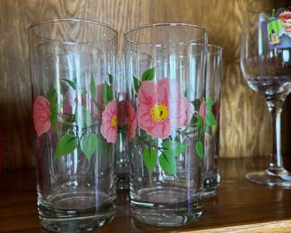Franciscan Glasses Desert Rose