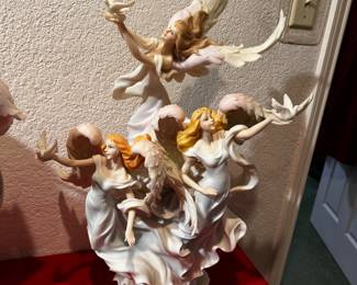Large Roman Seraphim Angel Figurine Messengers of Peace Numbered