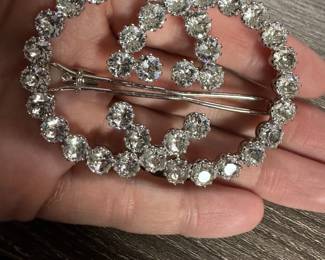 Authentic Gucci Crystal Hair Clip