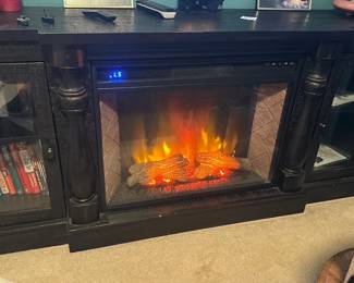 Electric Fireplace Console w/ Mantel