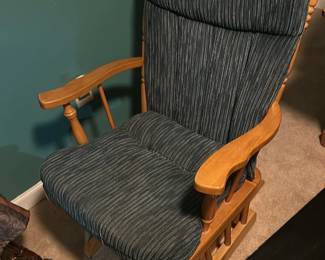 Oak Cushion Rocking Chair