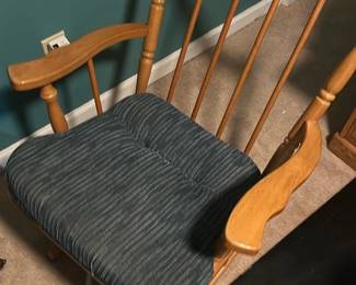 Oak Cushion Rocking Chair