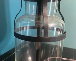 Glass Jar Table Lamp