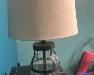 Glass Jar Table Lamp