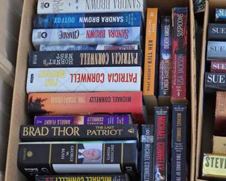 Large Assortment of Mystery, Thriller & Fiction Books Sue Grafton, Connelly & More