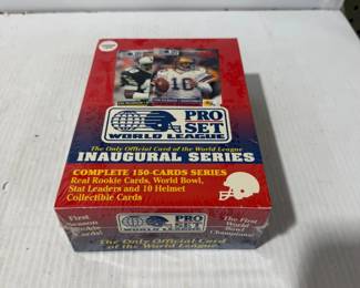 Sealed World League Pro Set Inaugural Series Complete 150-Card Football Set