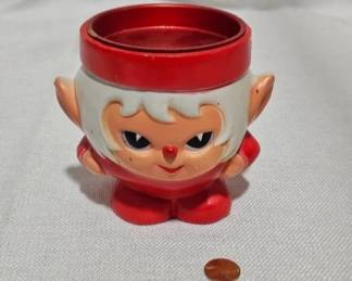 Vintage Christmas Elf Holder