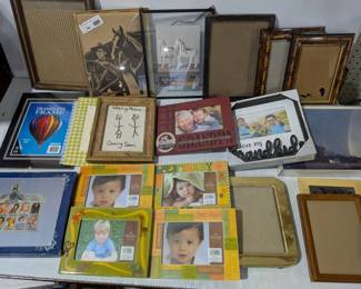 Group of 5" x 6" through 9" x 11" Frames, Some Grand Parent Themed