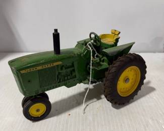 John Deere Green & Yellow Metal Farm Tractor Toy