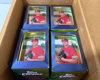 2000 Topps Chrome Traded & Rookies Baseball Card Sets - Original 8-Count Case