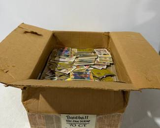 Large Box of 1986-1987 Topps Baseball Cards All-Stars, Stars & Bulk Collection