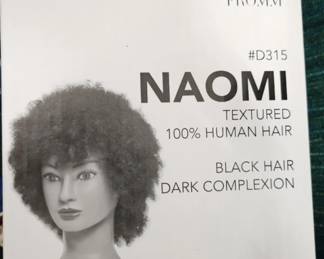 Cosmetology Mannequin Head 100% Human Hair New In Box (Located Off-Site In Grand Rapids) #1