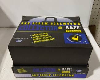 Collector Safe Premium One Screw Screwdown Trading Card Holder Boxed Lot 2 of 4