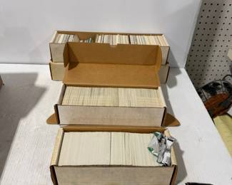 Large Baseball Card Collection 4 Storage Boxes Frank Thomas & Mixed MLB