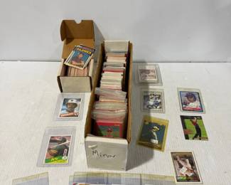 Large Mixed Sports Trading Card Collection Baseball Football Golf 1970s 2000s