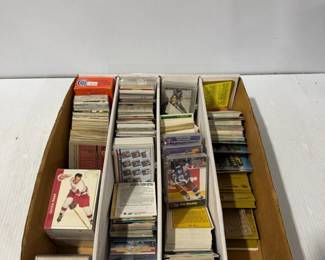 Large Assorted Sports Trading Card Collection Hockey Baseball Football & Basketball