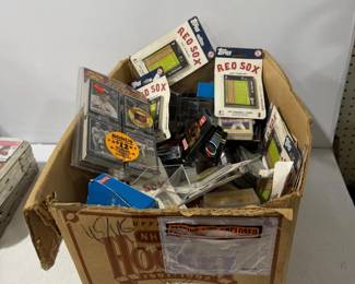 Large Box of Baseball Trading Cards Topps, Donruss, Upper Deck, Red Sox & More